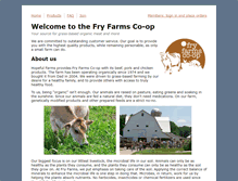 Tablet Screenshot of fryfarmscoop.com